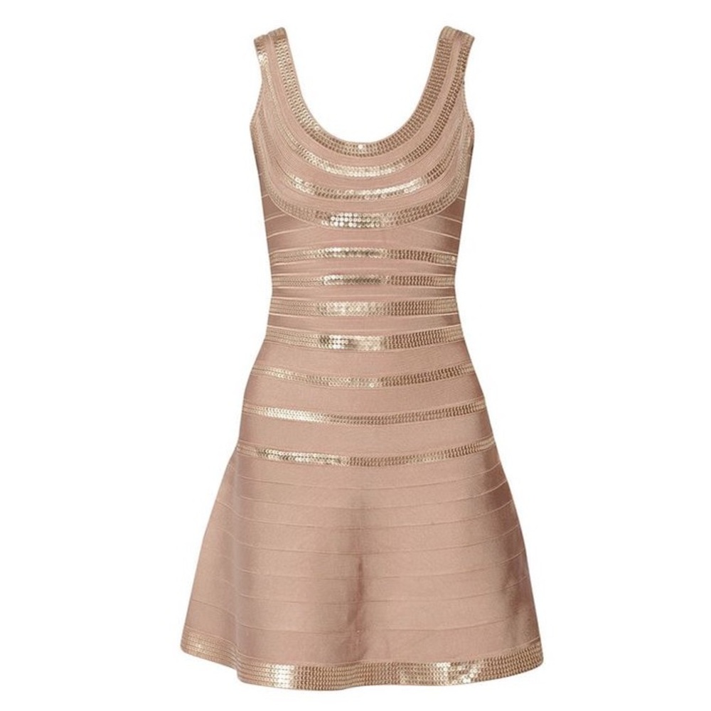 Herve Leger Women's Sachie Sequined Bandage Dress